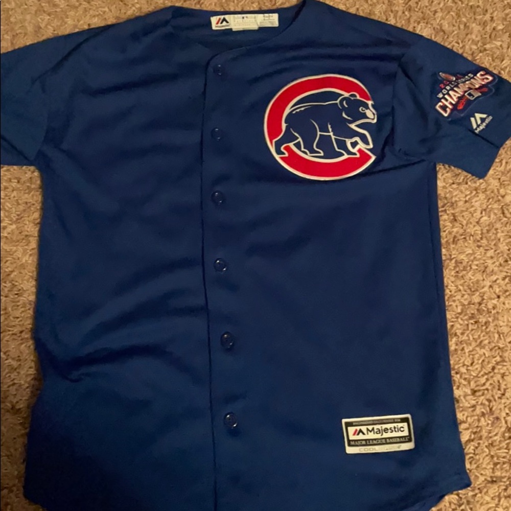 Javier Baez Cubs World Series Champions Jersey